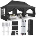 Falt Pavillon 3x3m & 3x6m Wasserdicht Pavillion Gartenzelt Festzelt Partyzelt DE