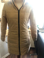 Beige Damen Winter-Jacke, Mantel   mit abnehmbarer Kapuze Gr. 36/38 NEU!!