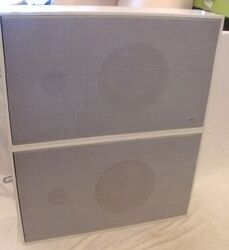 Braun L450/1 für TS45 Anlage passend, Lautsprecherboxen weiß,