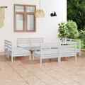 Garten Lounge Set Gartenmöbel Sofa Sitzgruppe 8-tlg. Massivholz Kiefer vidaXL