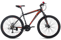 Mountainbike Hardtail 26'' Catappa schwarz 21 Gänge Scheibenbremse M883M