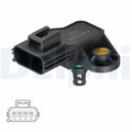 1x ORIGINAL® Delphi PS10227 Sensor, Saugrohrdruck passend für Mazda 3 CX-7
