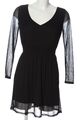 PIER ONE Langarmkleid Damen Gr. DE 34 schwarz Party-Look