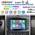 7" Autoradio Carplay Für Mercedes Benz A/B-Klasse B200 Android 13 2+64G GPS NAVI