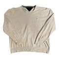 Tommy Hilfiger Pullover Gr. XXL TTG Dunkles Weiß/Cremefarbe Herren Sweatshirt