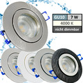 LED Bad Einbaustrahler Aqua 230V 7W MCOB 550lm Deckenleuchte 4000K Neutralweiß