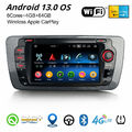 64GB Android 13 DAB+ Autoradio CarPlay WiFi OBD2 8-Kern GPS Navi Für SEAT IBIZA