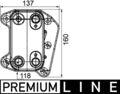 MAHLE Ölkühler passend für Mercedes-Benz CLK C209 E-Klasse T-Model S210