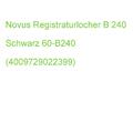 Novus Registraturlocher B 240 Schwarz 60-B240 (4009729022399)