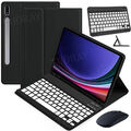 Schutzhülle Für Samsung Galaxy Tab S9/S9 FE/S8/S7/A9+ QWERTZ Tastatur Maus Cover