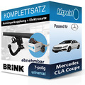 Für Mercedes CLA Coupe 13- BRINK Anhängerkupplung abnehmbar + 7polig E-Satz neu