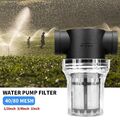 1 Zoll Vorfilter Gartenpumpe Wasserpumpen Filter Schmutzfilter Hauswasserwerk.