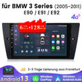 6+128GB Android 13 Autoradio CarPlay DAB+GPS Navi 4G Für BMW 3er E90 E91 E92 E93