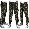 Cargohose Camouflage Hose Jungen Freizeithose Kinder Tarnhose Army-Style #FB852