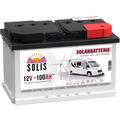 100AH 12V Solarbatterie Boot Wohnmobil Versorgung Marine Akku Solar Batterie