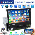 7 Zoll 4+64G Android 13 Autoradio 1 DIN Carplay GPS NAVI WiFi RDS Bluetooth +KAM