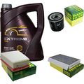 MANNOL 5L Extreme 5W40 MOTORÖL+MANN-FILTER FilterPAKET für Renault Megane 3 1.5 