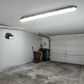 Wannenlampe Außenleuchte Feuchtraumlampe LED Bewegungsmelder Kellerleuchte IP65