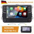 7" NONAME RCD330 RCD780 RCD360PRO Plus 187B Android Auto Carplay Radio Für VW CC