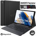 QWERTZ Tastatur Hülle Maus für Samsung Galaxy Tab A8 10,5 Zoll SM-X200/X205/X207