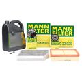 MANN Filterset + 5L ORIGINAL 5W30 Motoröl für MERCEDES W176 W246 C117 X156 OM607