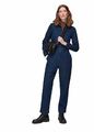 Whistles Gabby Denim Jeans Jumpsuit UK 8 Taschen Utility UVP 149 Kragen