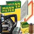 MANN INSPEKTIONSPAKET+5L MANNOL 5W-30 MOTORÖL passend für OPEL ADAM 1.2 / 1.4