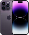 Apple iPhone 14 Pro Smartphone 256GB Violett Deep Purple - Sehr Gut