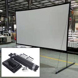 Tragbare Beamer-Leinwand mit Stativ 150" -16:9 / 343 × 198  cm