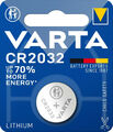 100x Varta Cr2032 1er Blister 3v Batterie Lithium Knopfzelle CR 2032 Vcr2032