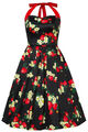 Dolly & Dotty »SOPHIA STRAWBERRY« Vintage Erdbeeren SWING KLEID Rockabilly