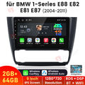 DAB+ Für BMW 1er E81 E82 E87 E88 2004-2011 Android 13 Autoradio Carplay 64GB GPS