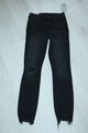 ° H&M ° stretch Super Skinny JEANS Gr. 38 schwarz Destroyed NEU Ankle Length