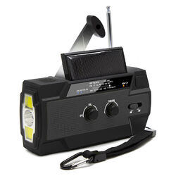 Solar Radio Kurbelradio Notfall AM/FM,LED lampe USB Handyladefunktion Tragbares.