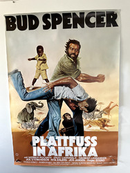 DIN A1 gerollt "Plattfuss in Afrika" (1978 - Bud Spencer)