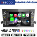 Für Opel Astra H Corsa Meriva Carplay Autoradio 2+32G Android 13 GPS DVR MIK KAM