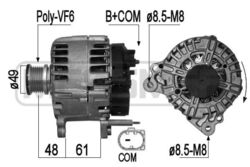ERA Lichtmaschine Generator 140A 14V für VW Passat Variant 2.0 TDI 1.6