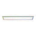 LED Panel Deckenlampe 100x25cm RGB + CCT Lichtfarbwechsel, dimmbar Fernbedienung