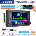 4+64G Android 13 Autoradio Carplay 4G DSP WiFi DVR Für VW Touareg T5 Transporter