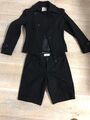 ESPRIT Damen zweiteiler Wollanzug BlazerJacke Shorts Hosenrock schwarz Gr.38 