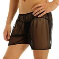 Herren Mittelhose Mesh Boxer Unterwäsche Trunks Leggings Unterhose 66.7-90 Cm