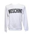 MOSCHINO Herren-Sweatshirt mit Rundhalsausschnitt aus Bio-Baumwolle ZRA1701 weiß