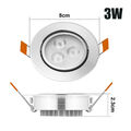 LED Einbauleuchte 3/5/10X 5W Einbaustrahler Decken Leuchte Set Einbau Spot 230V