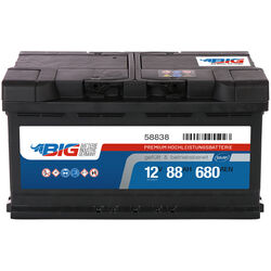 Autobatterie 88Ah BIG Premium 58838 12V 680A/EN Starterbatterie PKW KFZ