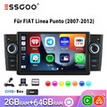 DAB+ Für Fiat Grande Punto Linea 2007-2012 Autoradio Android 14 Carplay GPS KAM