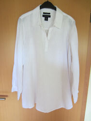 Bluse Hemd Sommer Leinen Gr. XL