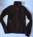 Jacke Sweatjacke mit Seitentaschen Fleecejacke mit Kragen Fleece Fishbone Gr. XS