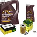 MANN Inspektionspaket 6 L MANNOL Energy Premium 5W-30 für Hyundai i30 1.6 CDi