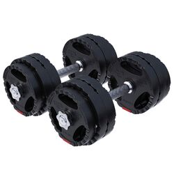 GORILLA SPORTS® Kurzhanteln 30kg 2er Set Hantelset Krafttraining Hantelscheiben💪💪💪💪💪 12 Gewichte✔️ 30/31 mm✔️ Sternverschlüsse✔️