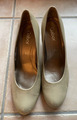 Damen Pumps Gabor Gr. 6 1/2 Lack Leder beige neu